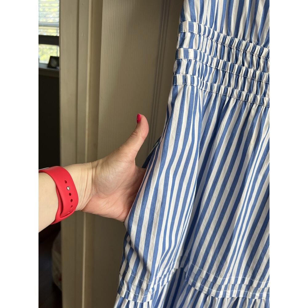 Quince Blue and White Striped Maxi Dress - Picture 7 of 13